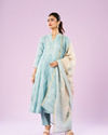 Emerald Elegance Anarkali Suit